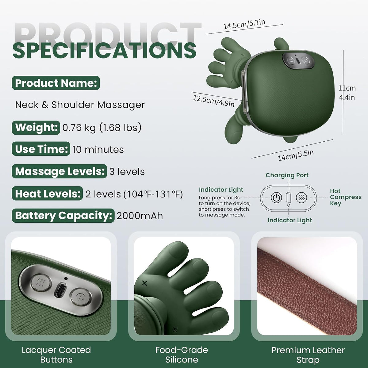 Shoulder & Neck Massager Lyla Beauty