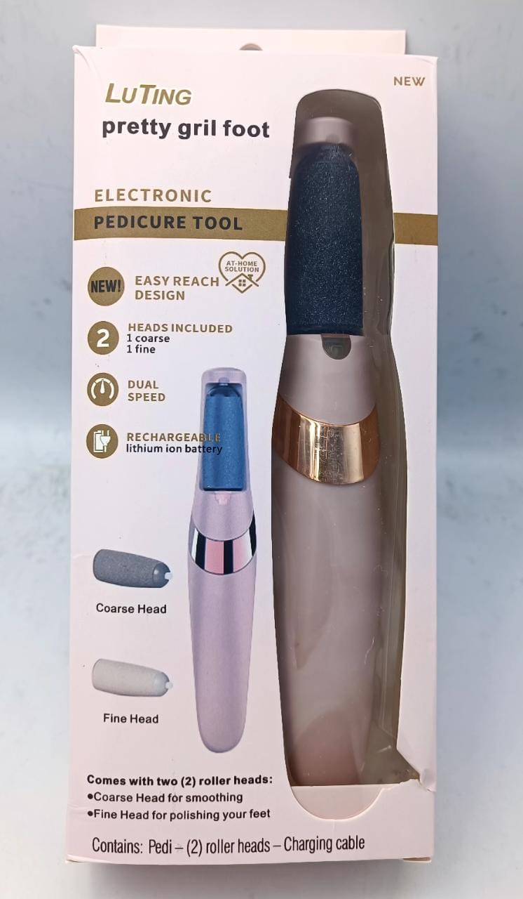 Electric foot file additional detail