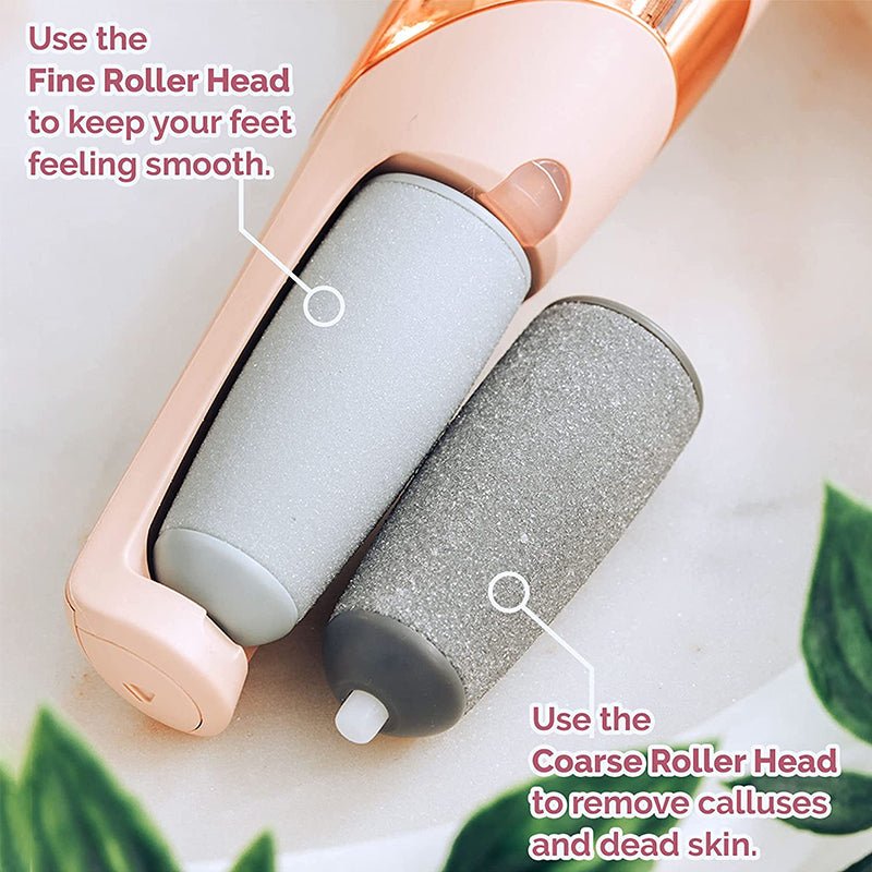 Electric foot file roller head detail