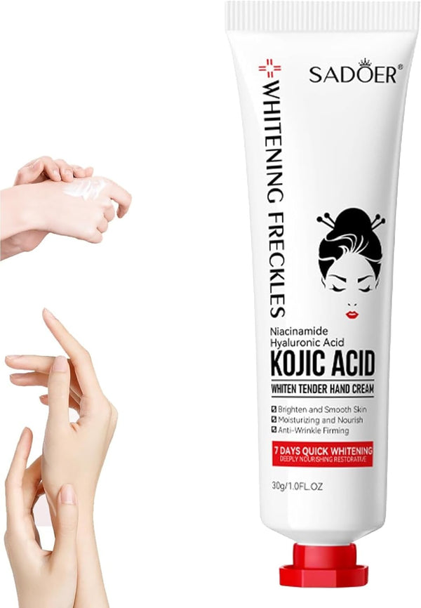 Kojic acid hand cream tube